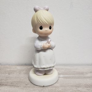 Precious Moments Figurine "The Good Lord Always Delivers" 1989 Collectable